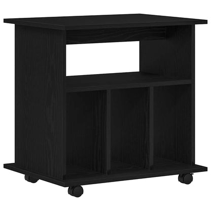 Rollschrank Schwarze Eiche 60 x 45 x 55 cm Holzwerkstoff