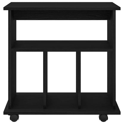 Rollschrank Schwarze Eiche 60 x 45 x 55 cm Holzwerkstoff
