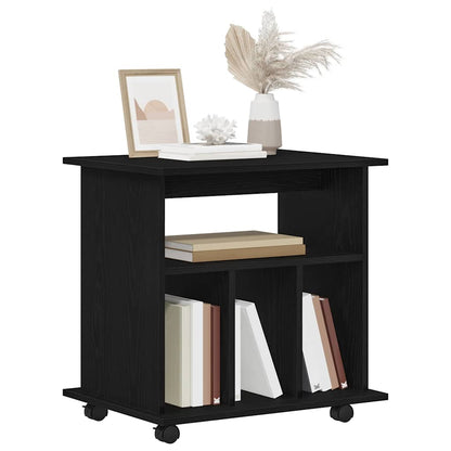 Rollschrank Schwarze Eiche 60 x 45 x 55 cm Holzwerkstoff