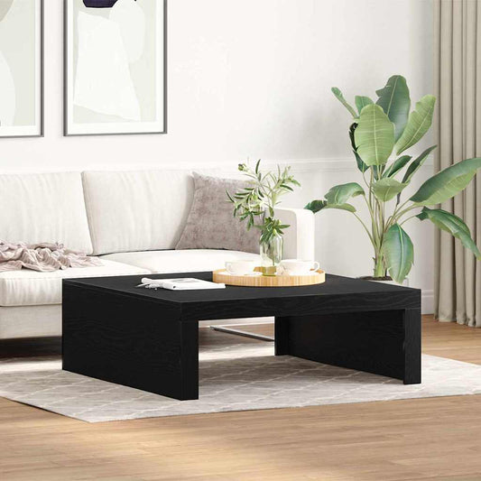 Couchtisch Schwarze Eiche 100 x 100 x 35 cm Holzwerkstoff