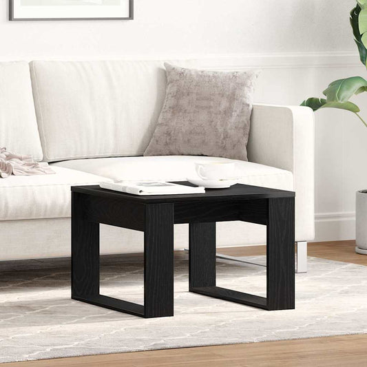 Couchtisch Schwarze Eiche 50 x 50 x 35 cm Holzwerkstoff