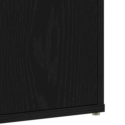 Schuhschrank Schwarze Eiche 60 x 35 x 70 cm Holzwerkstoff