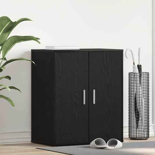 Schuhschrank Schwarze Eiche 60 x 35 x 70 cm Holzwerkstoff