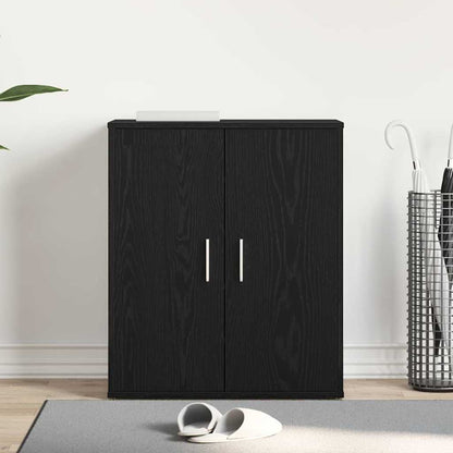 Schuhschrank Schwarze Eiche 60 x 35 x 70 cm Holzwerkstoff