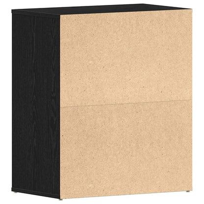 Schuhschrank Schwarze Eiche 60 x 35 x 70 cm Holzwerkstoff