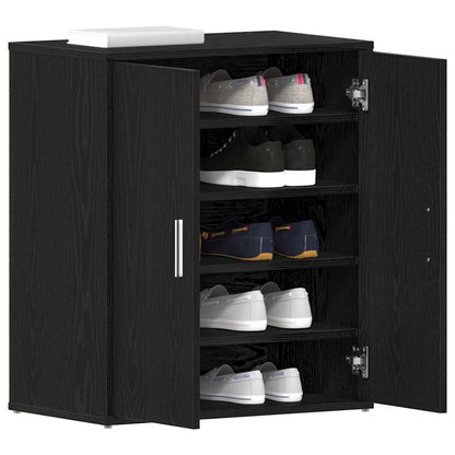 Schuhschrank Schwarze Eiche 60 x 35 x 70 cm Holzwerkstoff