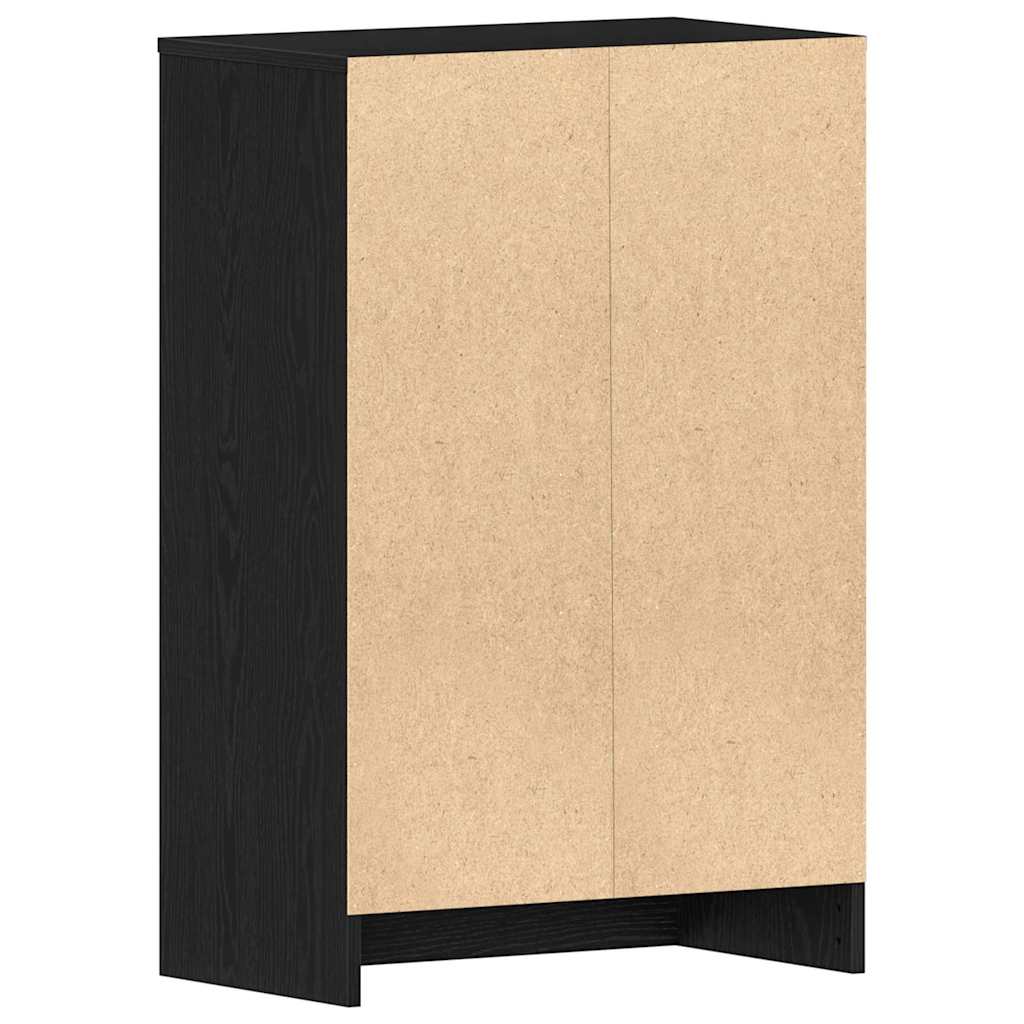 Schuhschrank Schwarze Eiche 60 x 35 x 92 cm Holzwerkstoff