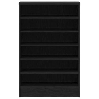Schuhschrank Schwarze Eiche 60 x 35 x 92 cm Holzwerkstoff