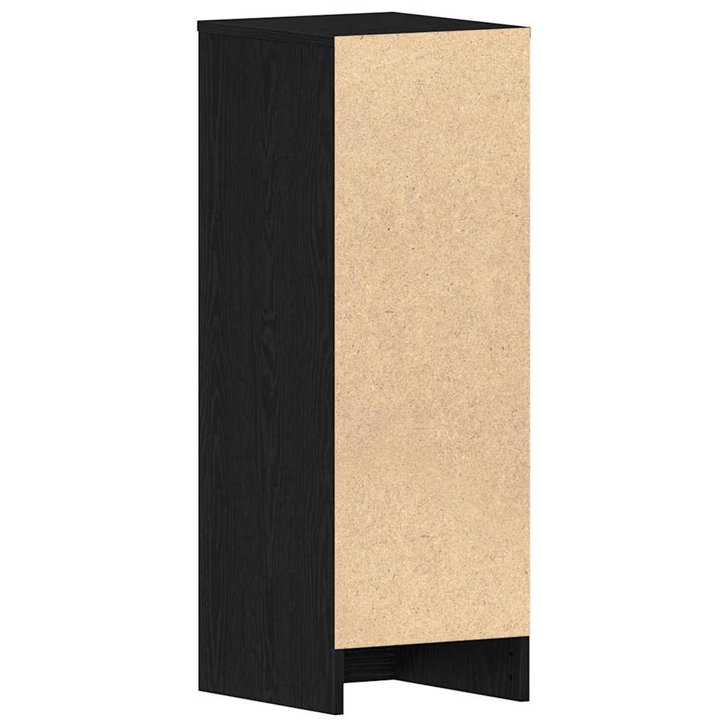 Schuhschrank Schwarze Eiche 32 x 35 x 92 cm Holzwerkstoff