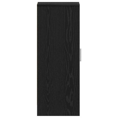 Schuhschrank Schwarze Eiche 32 x 35 x 92 cm Holzwerkstoff