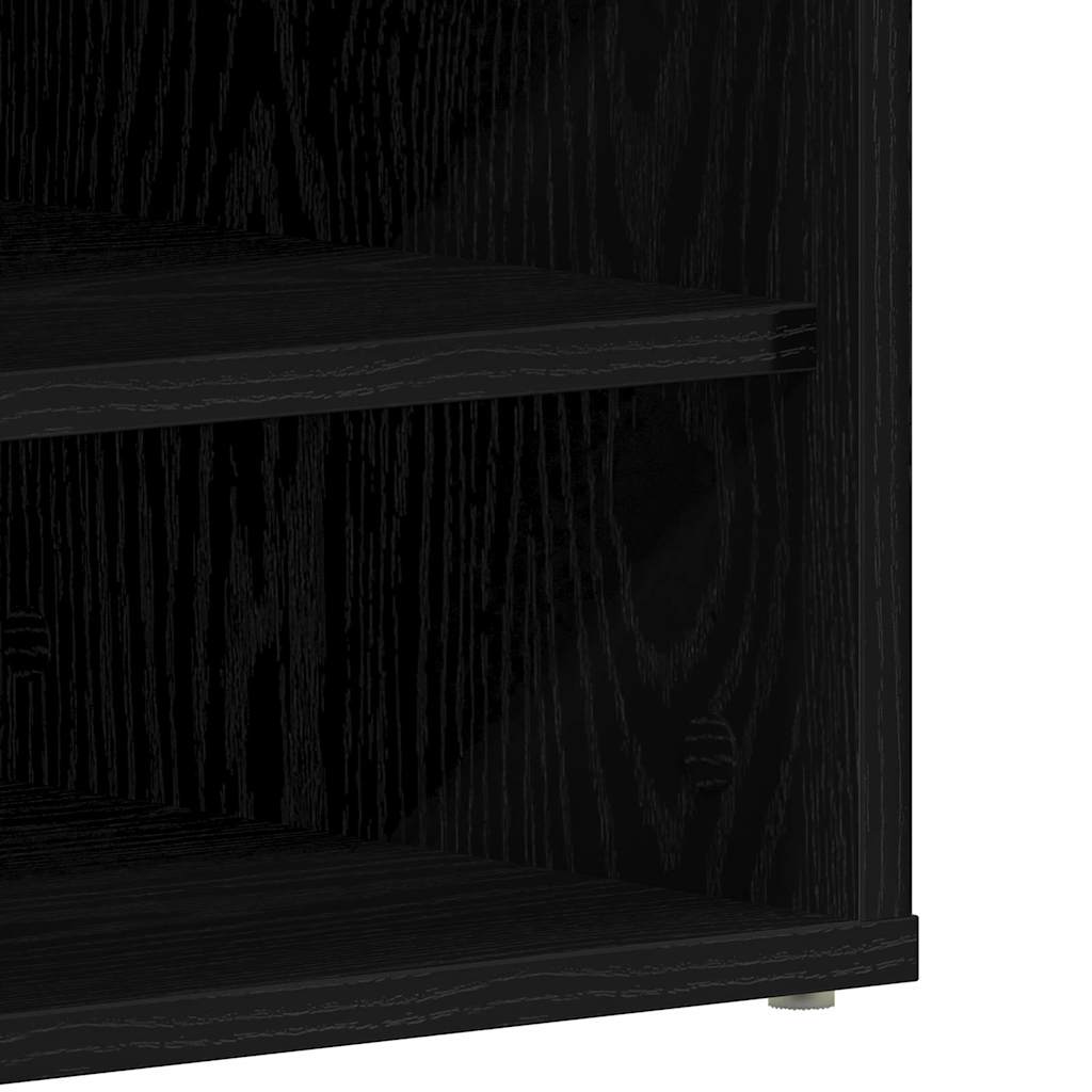 Schuhschrank Schwarze Eiche 32 x 35 x 70 cm Holzwerkstoff