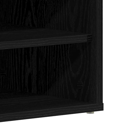 Schuhschrank 2 pcs Schwarze Eiche 32 x 35 x 70 cm Holzwerkstoff