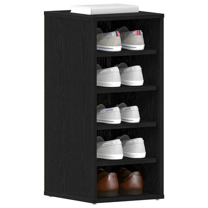 Schuhschrank 2 pcs Schwarze Eiche 32 x 35 x 70 cm Holzwerkstoff