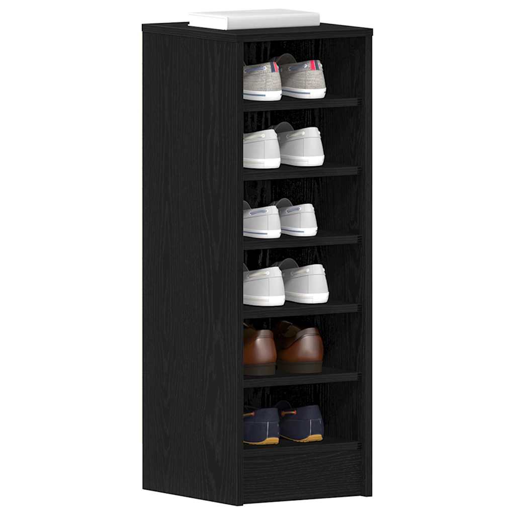 Schuhschrank Schwarze Eiche 32 x 35 x 90 cm Holzwerkstoff