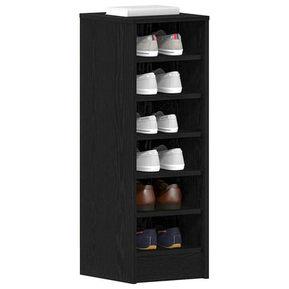 Schuhschrank Schwarze Eiche 32 x 35 x 90 cm Holzwerkstoff