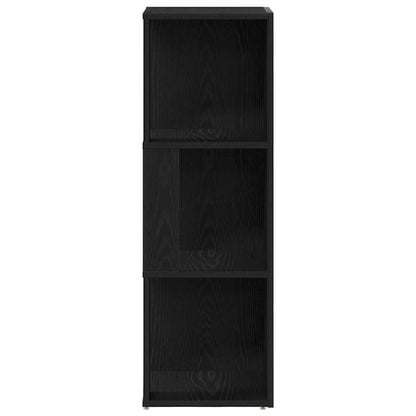 Eckregale Schwarze Eiche 33 x 33 x 100 cm Holzwerkstoff