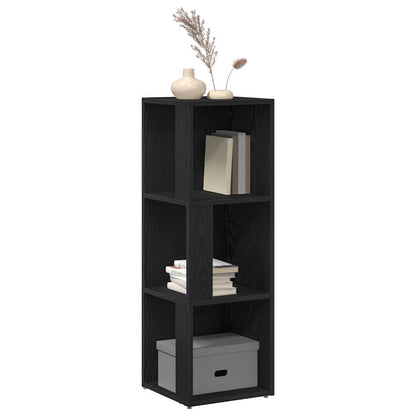Eckregale Schwarze Eiche 33 x 33 x 100 cm Holzwerkstoff