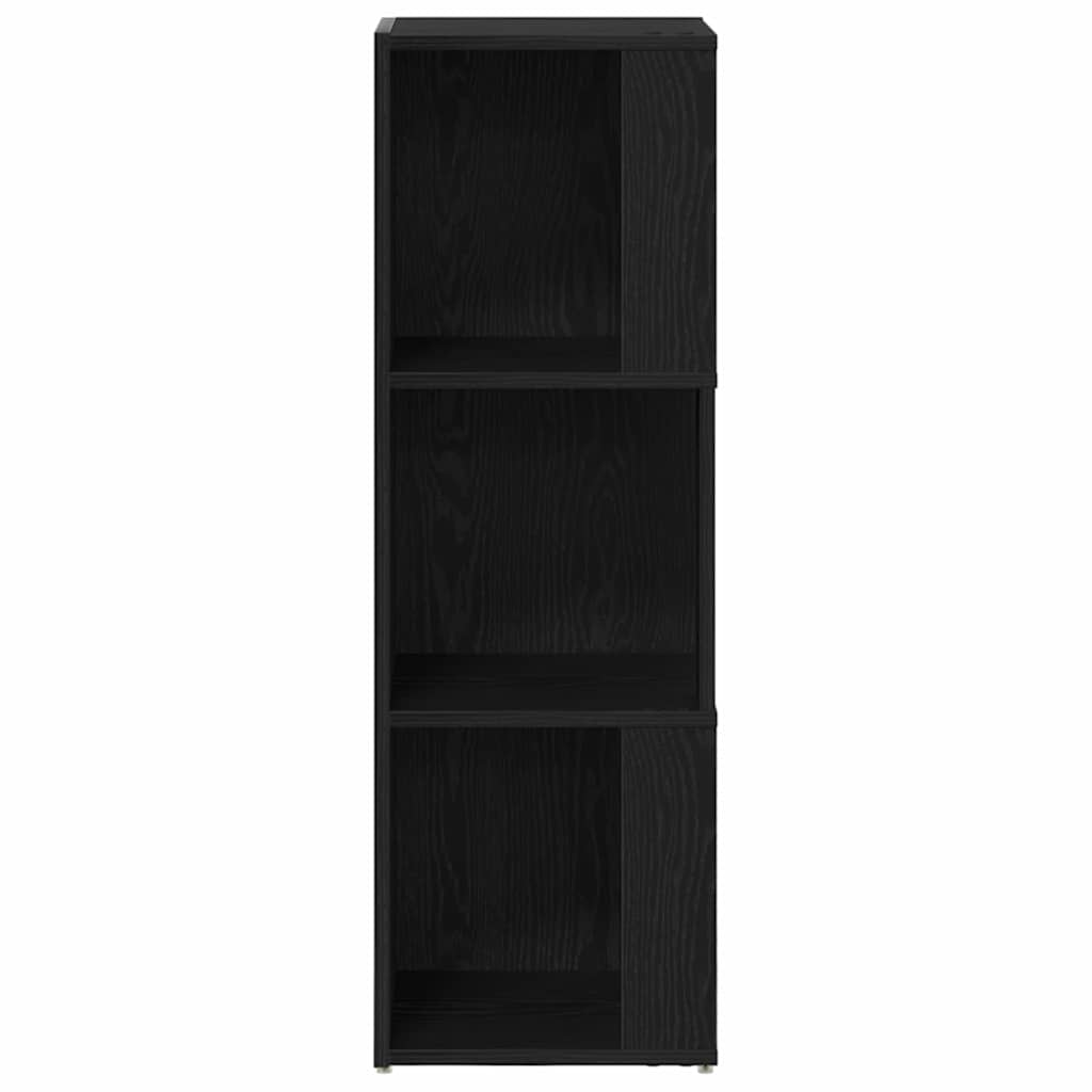 Eckregale Schwarze Eiche 33 x 33 x 100 cm Holzwerkstoff