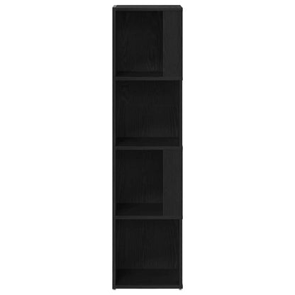 Eckregale Schwarze Eiche 33 x 33 x 132 cm Holzwerkstoff