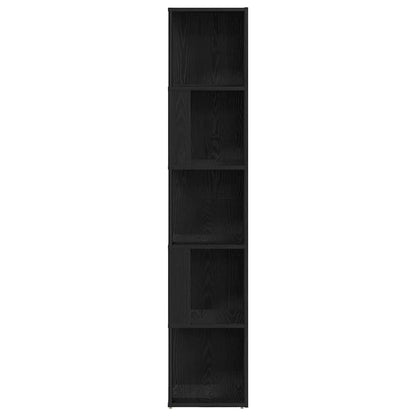 Eckregale Schwarze Eiche 33 x 33 x 164.5 cm Holzwerkstoff