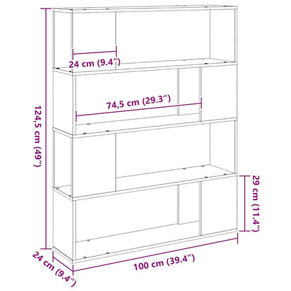 Unterhaltungszentrum Schwarz 100 x 24 x 124 cm Holzwerkstoff