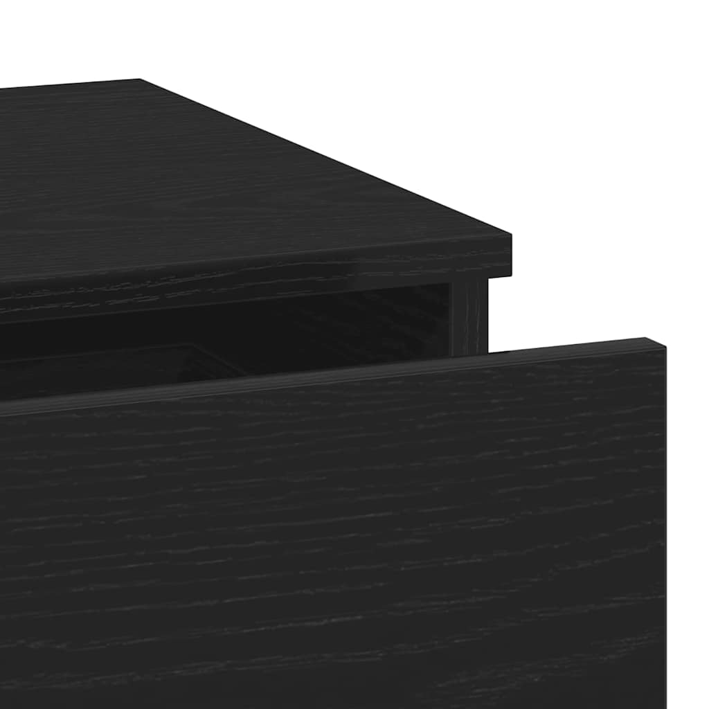 Nachttisch 2 pcs Schwarze Eiche 40 x 35 x 65 cm Holzwerkstoff
