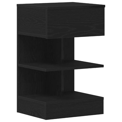 Nachttisch 2 pcs Schwarze Eiche 40 x 35 x 65 cm Holzwerkstoff