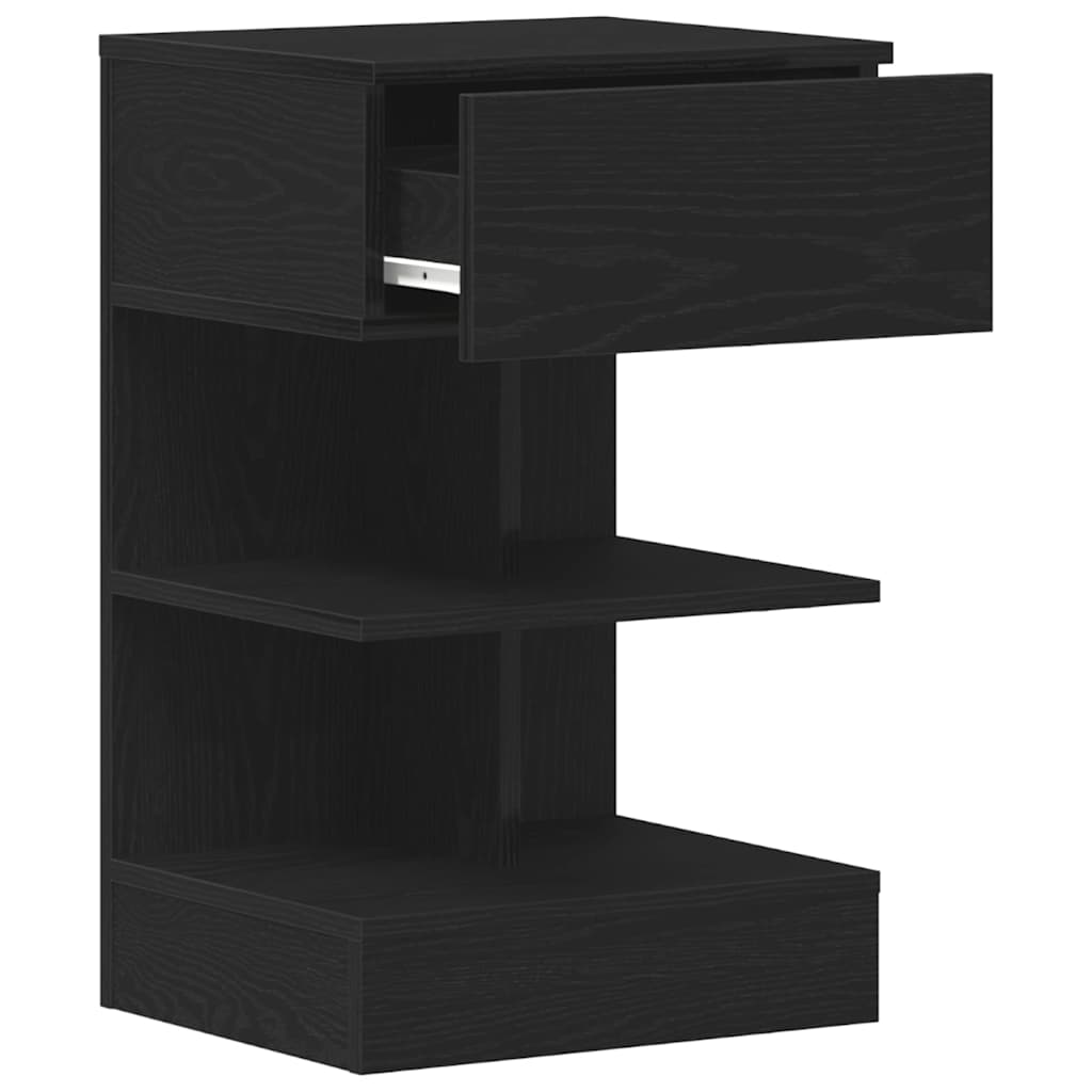 Nachttisch 2 pcs Schwarze Eiche 40 x 35 x 65 cm Holzwerkstoff