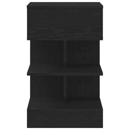 Nachttisch 2 pcs Schwarze Eiche 40 x 35 x 65 cm Holzwerkstoff