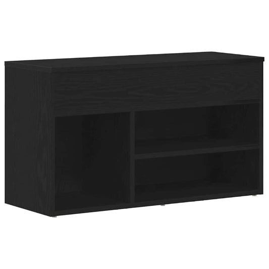 Schuhbank Schwarze Eiche 60 x 30 x 45 cm Holzwerkstoff