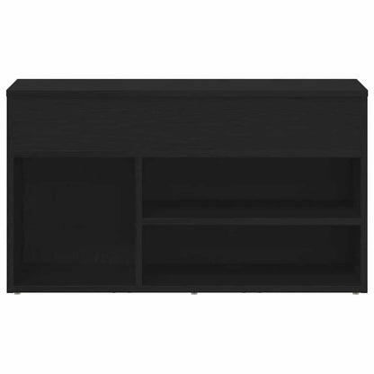 Schuhbank Schwarze Eiche 60 x 30 x 45 cm Holzwerkstoff