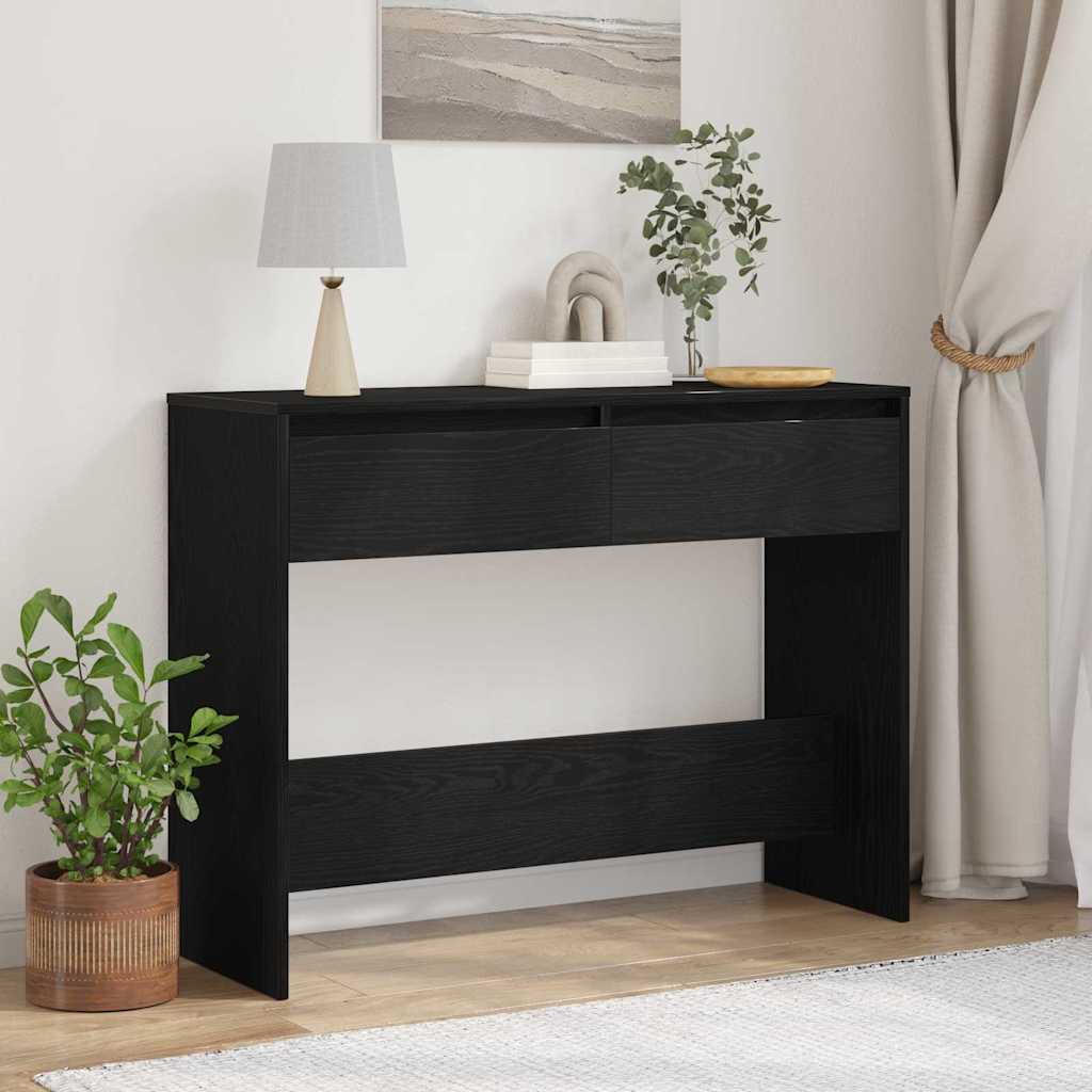 Konsolentisch Schwarze Eiche 100 x 35 x 76,5 cm Holzwerkstoff
