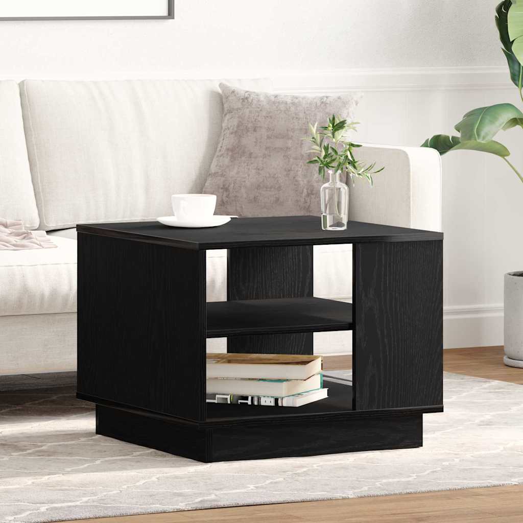 Couchtisch Schwarze Eiche 55 x 55 x 42 cm Holzwerkstoff