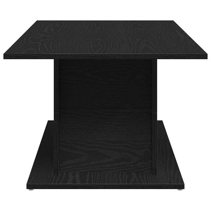 Couchtisch Schwarze Eiche 102 x 55.5 x 40 cm Holzwerkstoff