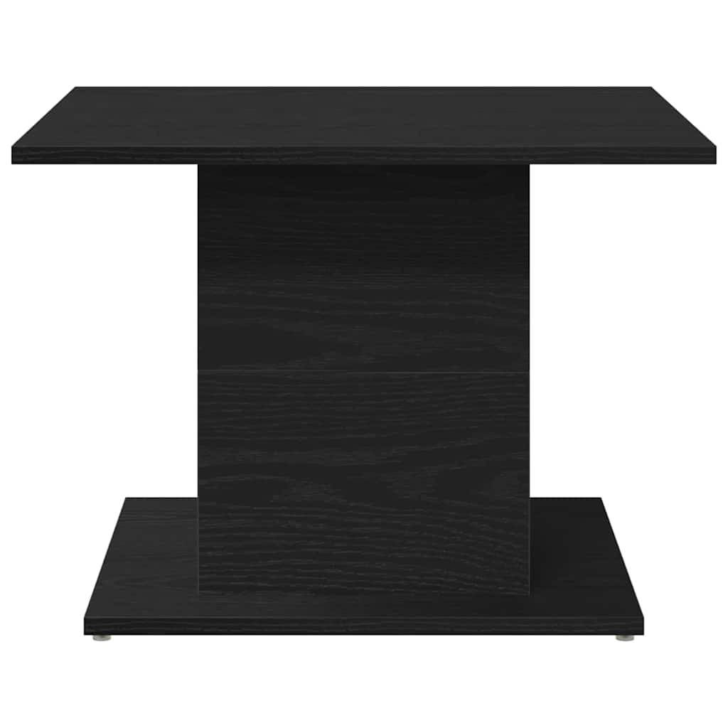 Couchtisch Schwarze Eiche 55.5 x 55.5 x 40 cm Holzwerkstoff