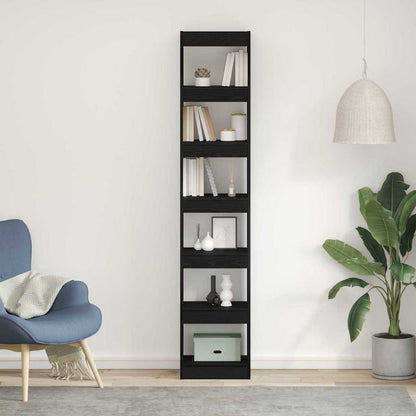 Bücherregal Schwarze Eiche 40 x 30 x 198 cm Holzwerkstoff