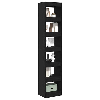 Bücherregal Schwarze Eiche 40 x 30 x 198 cm Holzwerkstoff