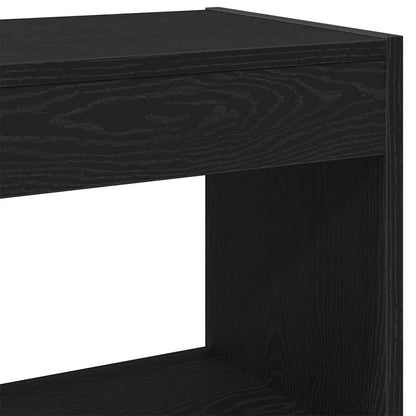 Bücherregal Schwarze Eiche 80 x 30 x 72 cm Holzwerkstoff