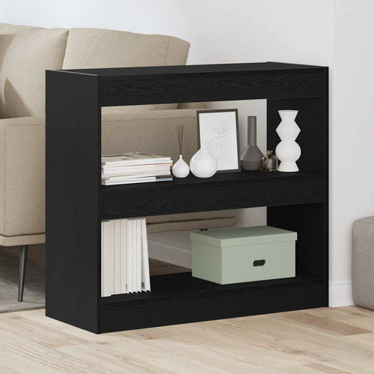 Bücherregal Schwarze Eiche 80 x 30 x 72 cm Holzwerkstoff