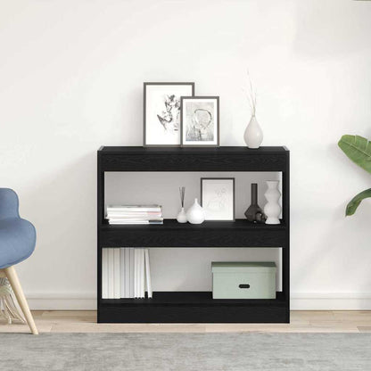 Bücherregal Schwarze Eiche 80 x 30 x 72 cm Holzwerkstoff