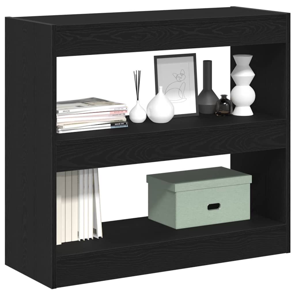 Bücherregal Schwarze Eiche 80 x 30 x 72 cm Holzwerkstoff