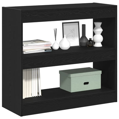 Bücherregal Schwarze Eiche 80 x 30 x 72 cm Holzwerkstoff