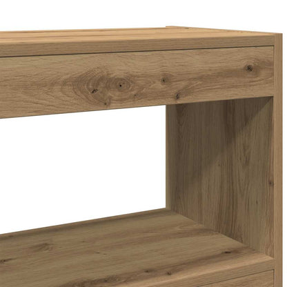 Bücherregal Eiche handwerklich 100 x 30 x 72 cm Holzwerkstoff