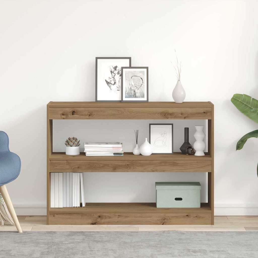 Bücherregal Eiche handwerklich 100 x 30 x 72 cm Holzwerkstoff