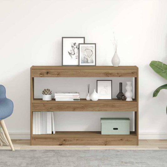 Bücherregal Eiche handwerklich 100 x 30 x 72 cm Holzwerkstoff