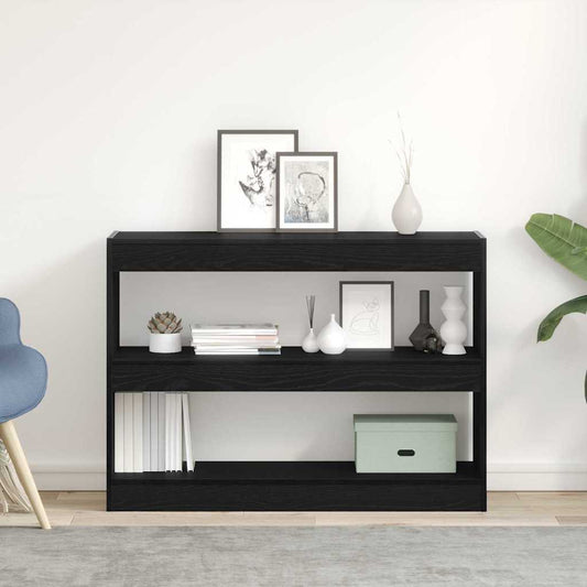 Bücherregal Schwarze Eiche 100 x 30 x 72 cm Holzwerkstoff