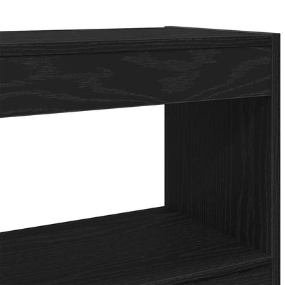 Bücherregal Schwarze Eiche 100 x 30 x 103 cm Holzwerkstoff