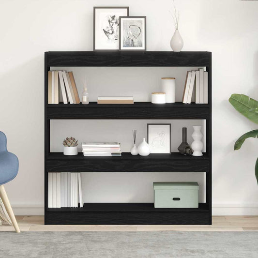 Bücherregal Schwarze Eiche 100 x 30 x 103 cm Holzwerkstoff