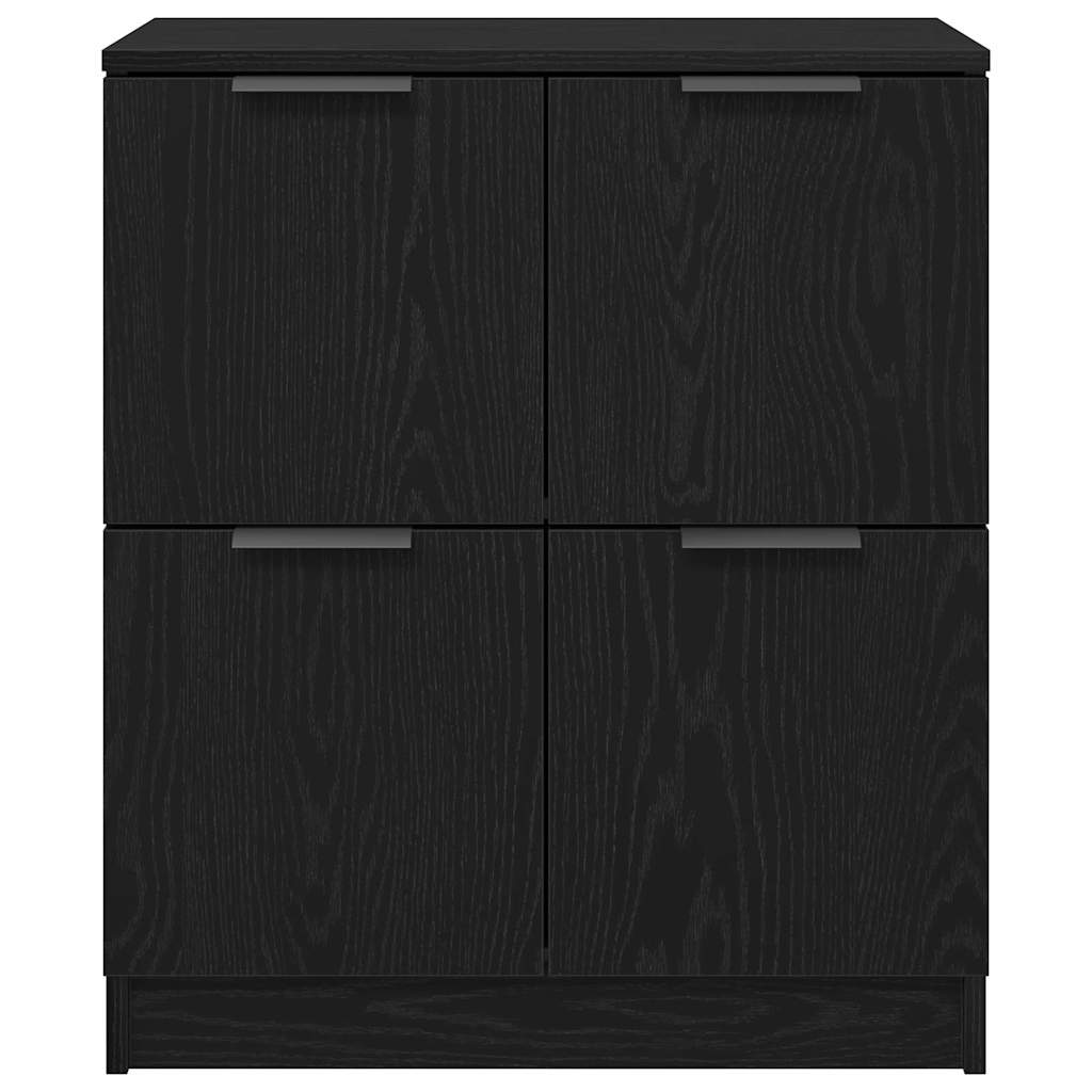 Sideboard Schwarz 60 x 30 x 70 cm Holzwerkstoff