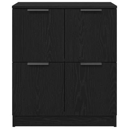 Sideboard Schwarz 60 x 30 x 70 cm Holzwerkstoff